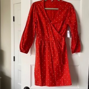 Daisy Print Old Navy Wrap Dress